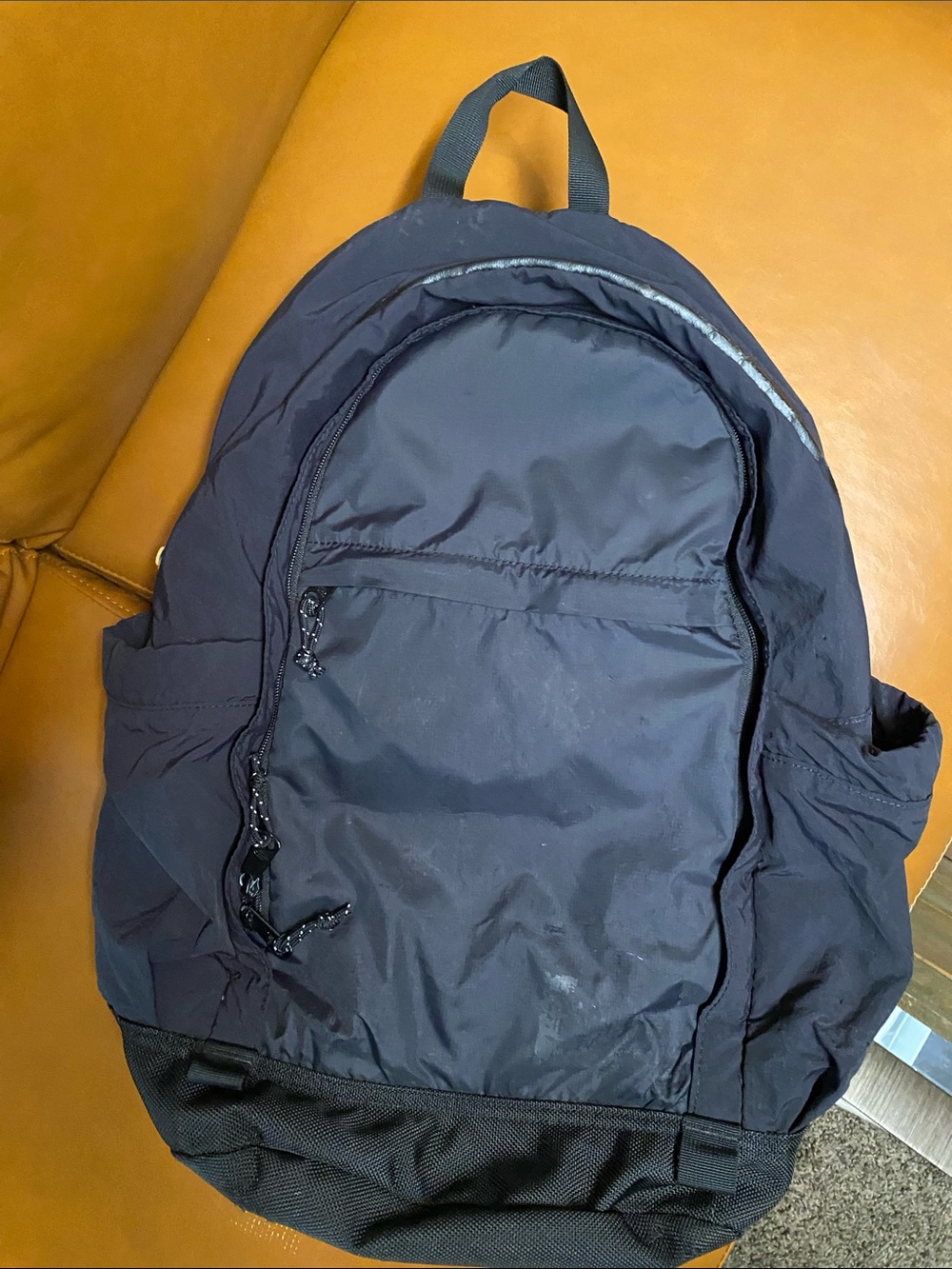 The North Face Black Backpack with Reflective Trim